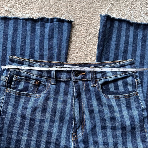 Cello Women's Blue Striped Jeans - Picture 6 of 7
